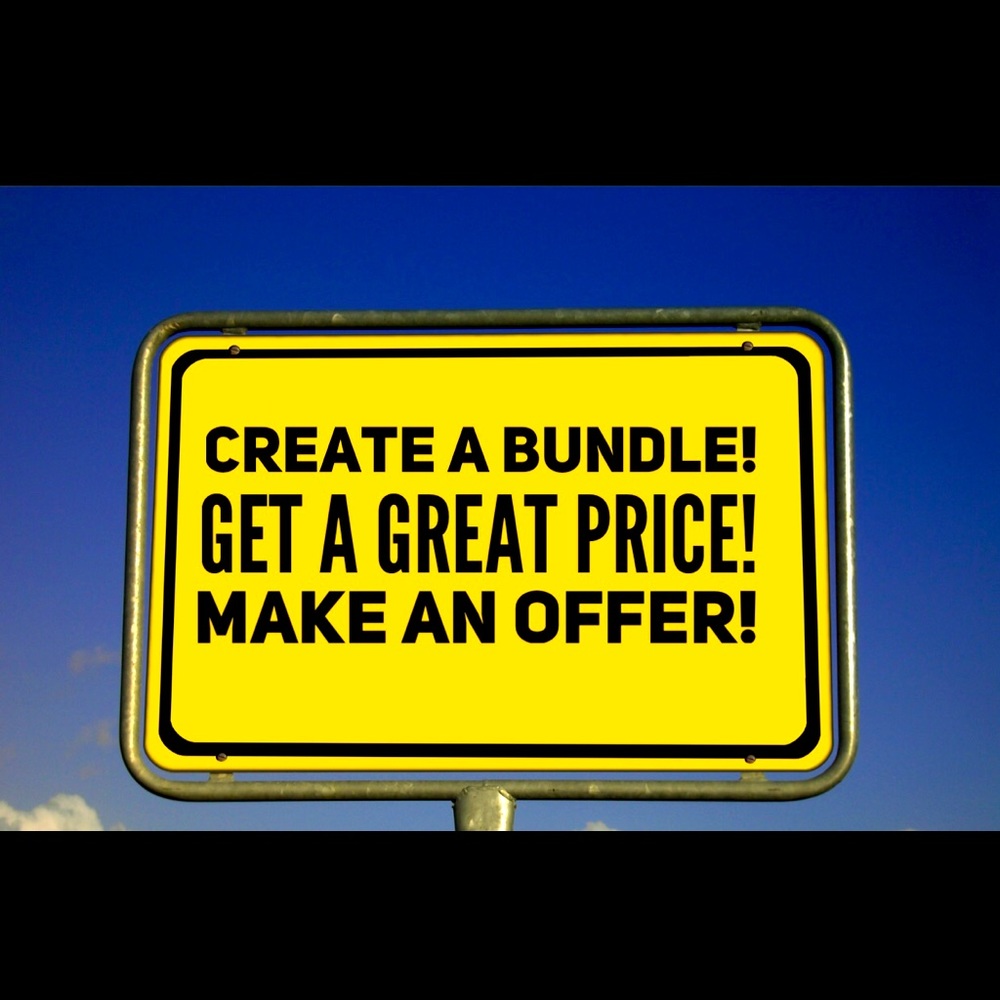 BUNDLE TWO OR MORE items for a deal!